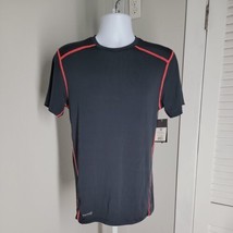 NWT Russell Training Fit Dir Power 360 T-Shirt ~ Sz S ~ Gray &amp; Red~ Short Sleeve - £14.75 GBP