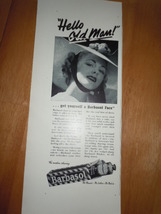 Barbasol Face Hello Old Man Print Magazine Ad 1937 - £6.37 GBP