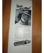 Barbasol Face Hello Old Man Print Magazine Ad 1937 - £6.34 GBP