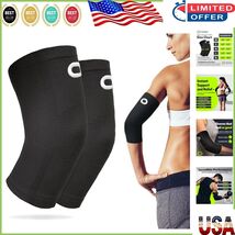 Elbow Brace Compression Sleeve Pair for Fast Pain Relief &amp; Support – Lar... - $626.60 MXN