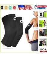 Elbow Brace Compression Sleeve Pair for Fast Pain Relief &amp; Support – Lar... - $626.60 MXN