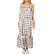 WeWoreWhat Women&#39;s Smocked Gingham MIDI Dress, Size XL Whisper White - €34,43 EUR
