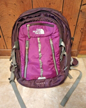 The North Face Backpack Surge 2 Purple and Silver - $46.75
