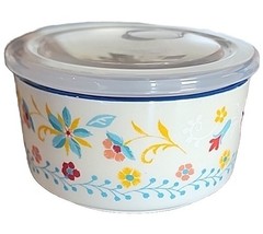Pioneer Woman ~ Stoneware ~ Food Storage Container w/Lid ~ KEEPSAKE FLORAL  - $552.10 MXN