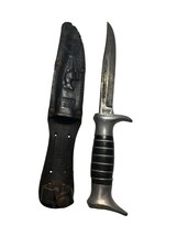 Vintage Edge Brand 487 Fighting Knife w Sheath Solingen Western Germany ... - $538.34 MXN