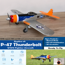 RC Airplane P47 Warbird WWII Fighter FPV Gyro 3D 6G Aerobatic Stunt Airc... - $4,426.78 MXN