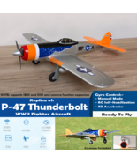 RC Airplane P47 Warbird WWII Fighter FPV Gyro 3D 6G Aerobatic Stunt Airc... - $4,457.30 MXN