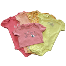 9 Month Baby Girl Short sleeve one piece shirts Carters Lot of 5 - $7.91