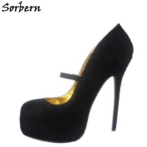 Sexy Mary Janes Women Pump Shoes Platform Party Shoes 17Cm Stilettos Fetish Cust - £285.45 GBP