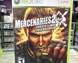 Mercenaries 2: World in Flames (Microsoft Xbox 360, 2008) Complete CIB T... - $10.89