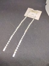 5 1/2&quot; Dangling Swavorski Crystal Earrings - £11.76 GBP
