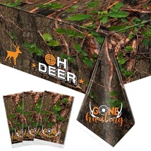 Hunting Tablecloths Hunting Party Decorations Camo Table Covers Hunting ... - $18.99