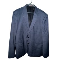 Tommy Hilfiger Men’s Blue Glen Plaid Wool Blend Sports Jacket Blazer Siz... - $47.16
