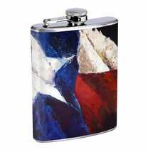 Texas Flag Lone Star State 8oz Stainless Steel Flask Drinking Whiskey - £11.63 GBP