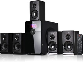 Black 5 Point 1 Channel Bluetooth Surround Sound Speaker System From Befree - £112.39 GBP