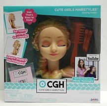 CGH Cute Girls Hairstyles! Styling Head - Straight Blonde Hair Doll (BK-DP TOP) - £19.70 GBP