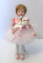 Avon Ballet Recital Ballerina 9&quot; Doll Childhood Dreams Collection Porcelain Doll - £11.79 GBP