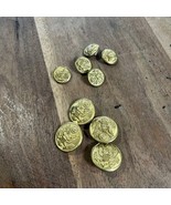 Great Seal Eagle Waterbury Button Co. 9 buttons, 2 sizes. Vintage. - $16.46 CAD