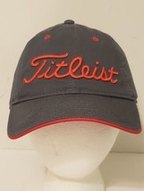 Titleist New Era Golf Hat Adjustable Size Red Dark Blue Cap  - $24.90