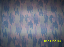 New Baby Blue Winter Woodland Camouflage (camo) Fleece fabric by the 1/2 yard - $5.25