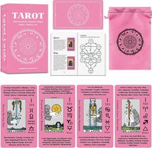 Tarot Cards for Beginners Deck with Meanings Astrology 78 Card Learn Set... - $12.82