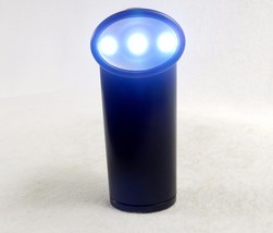 Pivoting Head Flashlight, 3 LEDs, Stand-up Base, 90 Degree Range ~ Black Case - £7.72 GBP