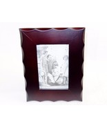 Wooden 4&quot; X 6&quot; Photo Frame w/ Beveled Scallops ~ Desk or Tabletop, #FR-712 - £9.98 GBP
