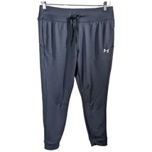 Under Armour Womens Sweatpants Large Fleece Pants Dark Gray Drawstring 34&quot; NEW - £35.19 GBP