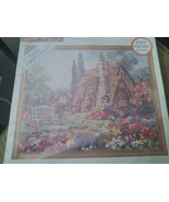 NEW Dimensions VTG Stitchables Cross Stitch Kit Country Cottage 10&quot; x 8&quot; - $29.77 CAD