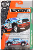 Matchbox - Ford F-150 SVT Raptor: MBX Explorers #117/125 (2016) *Blue Edition* - $3.00