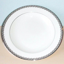  Waterford Lismore Lace Platinum Rim Soup Bowl 9&quot; Bone China New - $64.25