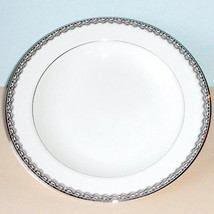  Waterford Lismore Lace Platinum Rim Soup Bowl 9&quot; Bone China New - £51.48 GBP