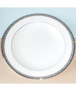  Waterford Lismore Lace Platinum Rim Soup Bowl 9&quot; Bone China New - £51.20 GBP