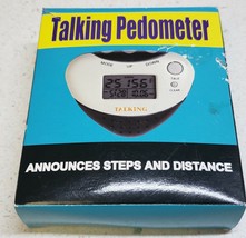 Talking Pedometer Announces Steps and Distance  - £12.44 GBP