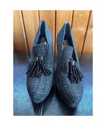 Simply Vera Wang Black Platform tassel  High Heel stilleto pumps  shoe s... - $760.27 MXN