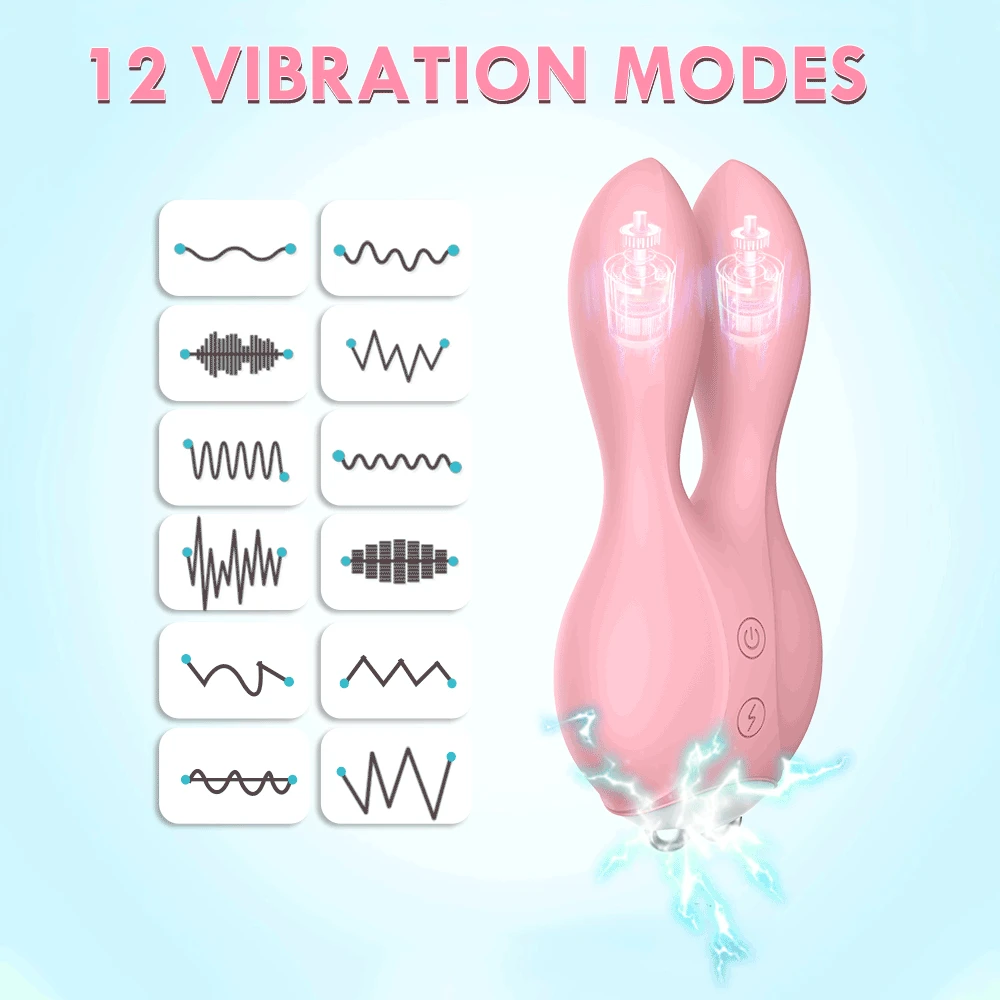 Play Electric Shock Rabbit House Toy for Women Men 12 Speeds Mature Breast Matur - £30.81 GBP
