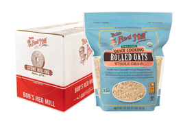 Bob&#39;S Red Mill Organic Quick Cooking Rolled Oats, 32 Ounce (Pack of 4) - $35.68