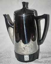 Vintage Presto Percolator Coffee Maker Mid Century Modern Works Well FREE Shippi - £31.28 GBP