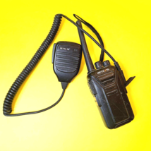 RETEVIS RT27 UHF HANDHELD TWO WAY RADIO + HAND SPEAKER MICROPHONE KMC MI... - $42.58