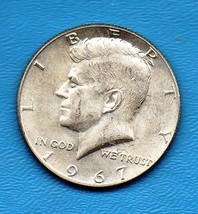 1967 Kennedy Halfdollar Circulated Very Good or Better - Silver - £6.41 GBP