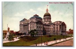 State Capitol Building Indianapolis Indiana IN UNP DB Postcard I18 - £2.28 GBP