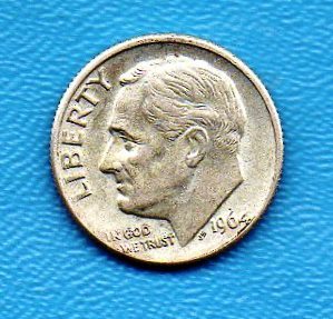 Primary image for 1964 Roosevelt Near Uncirculated 90% silver