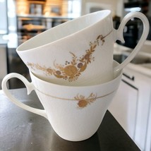 Rosenthal Tea Cups Studio Linie Romance In Major  Bone China White Gold Germany - £17.25 GBP