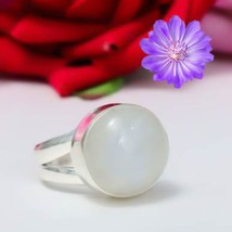 Rainbow Moonston Gemstone 925 Sterling Silver Ring Handmade Jewelry All Size - £5.87 GBP