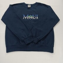 Gildan Heavy Blend MAUI HAWAII Men's Blue Cotton Blend Pullover Sweatshirt Small image 11
