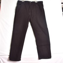 Rustler Jeans Men&#39;s 40x30 Black Denim Casual Workwear Outdoors Rugged St... - $15.65