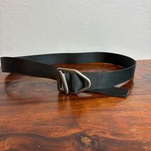 Bison Designs Black Nylon D Ring Belt Medium Made in USA - $27.72