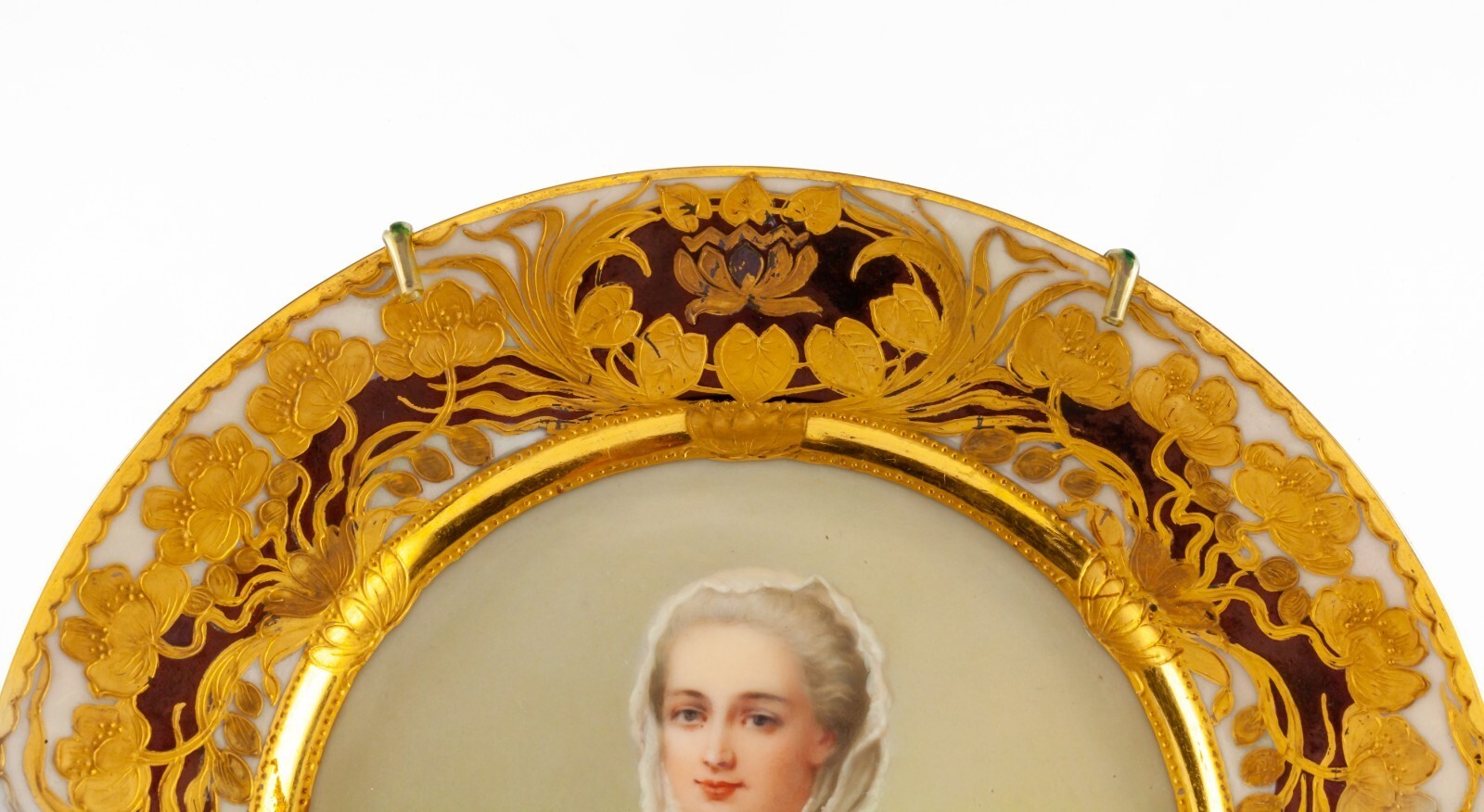 Royal Vienna Hand-Painted Cabinet Plate Signed Wagner Beehive Mark 6.75" Item image 3