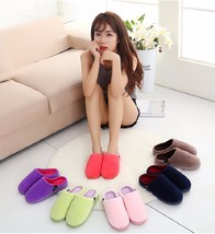 Autumn / Winter Indoor Women Plush Warm House Slippers  - $60.17 CAD