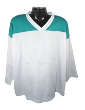 Youth Small Medium - Xtreme Basics White Green Hockey Jersey - Yth S/M - $8.00